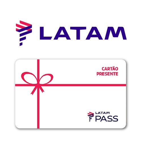 Cartão Presente Latam Pass Virtual - 5.000 pontos
